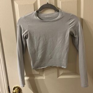 Hollister Blue  Long Sleeve Top